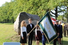 Skolnieku rotas karoga maiņas ceremonija