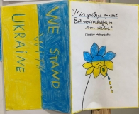 Drauga plecs un spēka vārdi Ukrainai