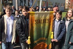 Skolnieku rotas karoga maiņas ceremonija Limbažu Valsts ģimnāzijā! 05.05.2022.